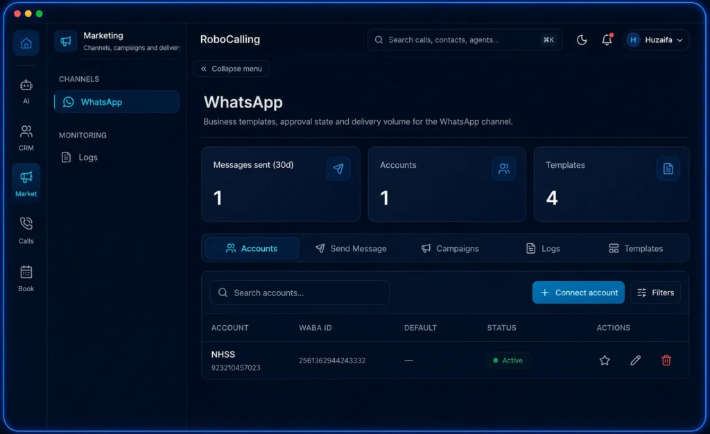 WhatsApp Business API provider inbox and automation in Omnipulse