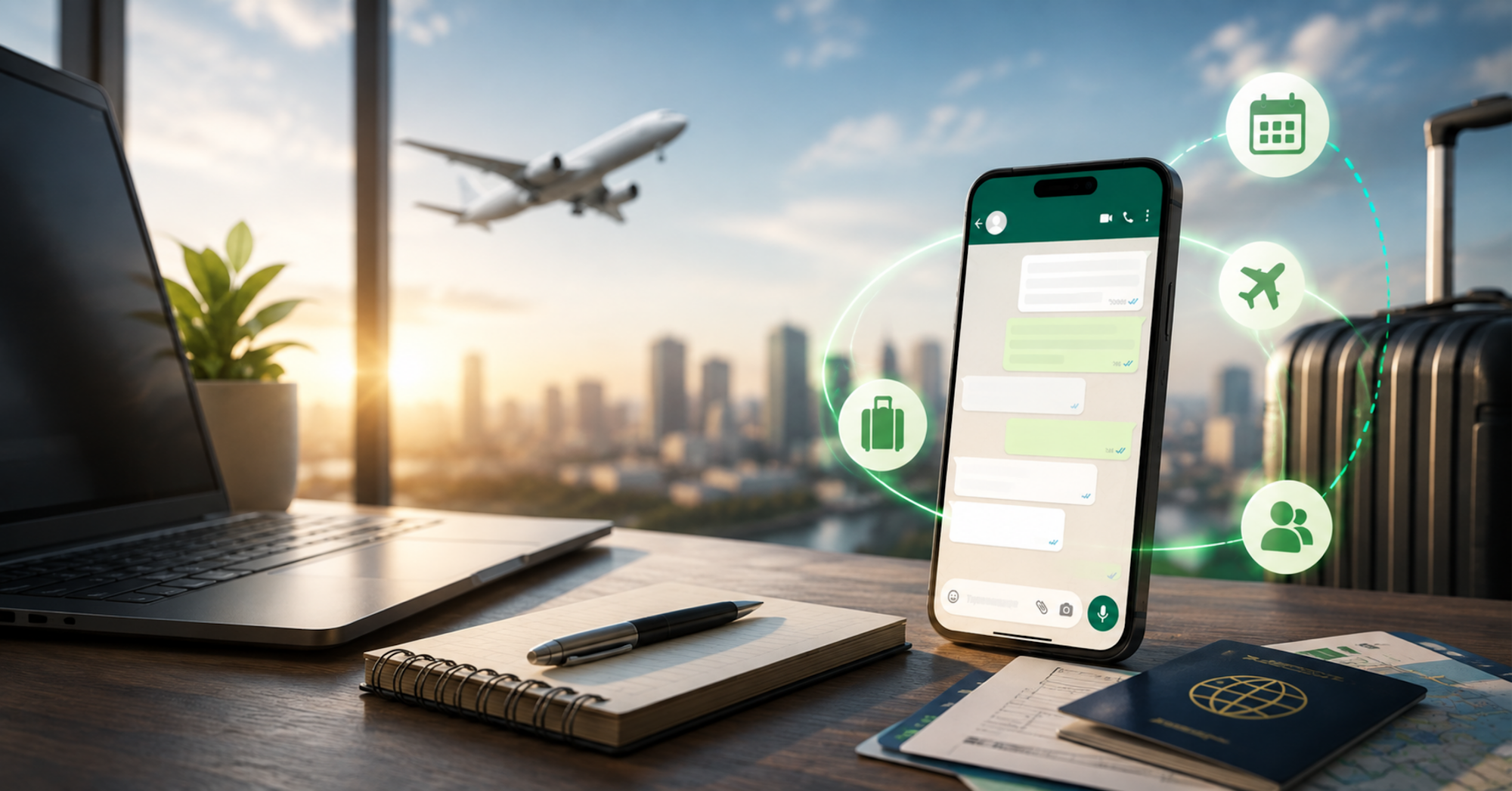 WhatsApp client follow-ups for a travel agency